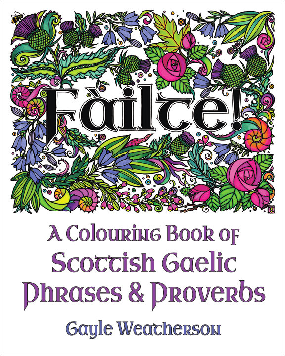 Fàilte colouring book cover