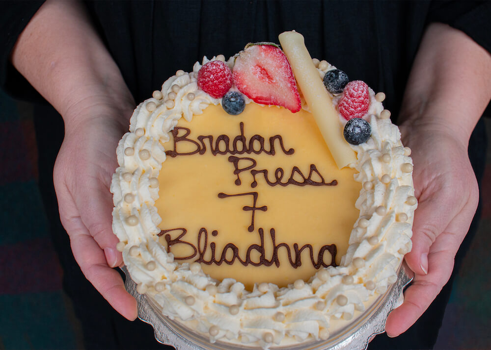 Bradan Press 7th Birthday Cake