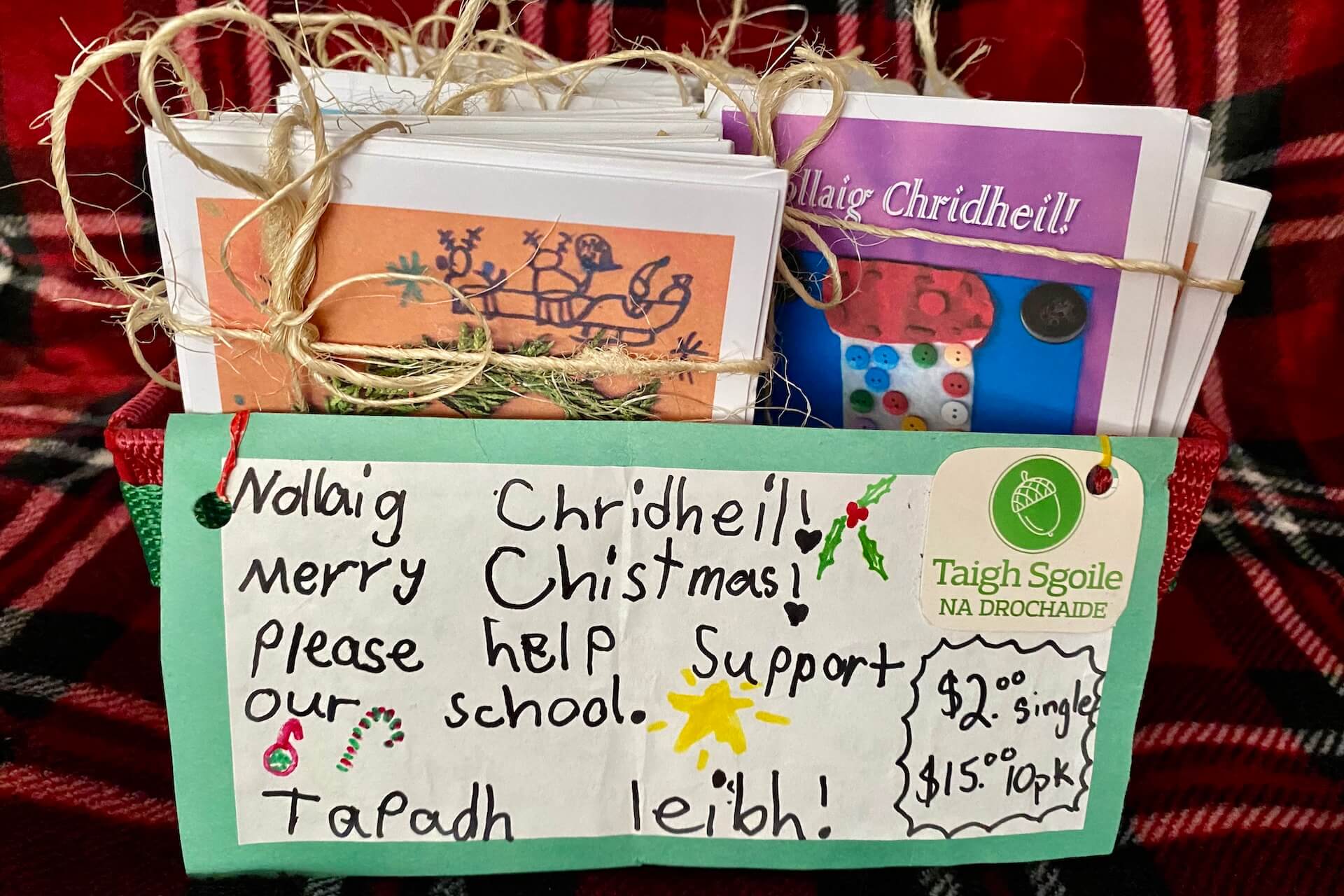 Gaelic Christmas cards from Taigh Sgoile na Drochaide